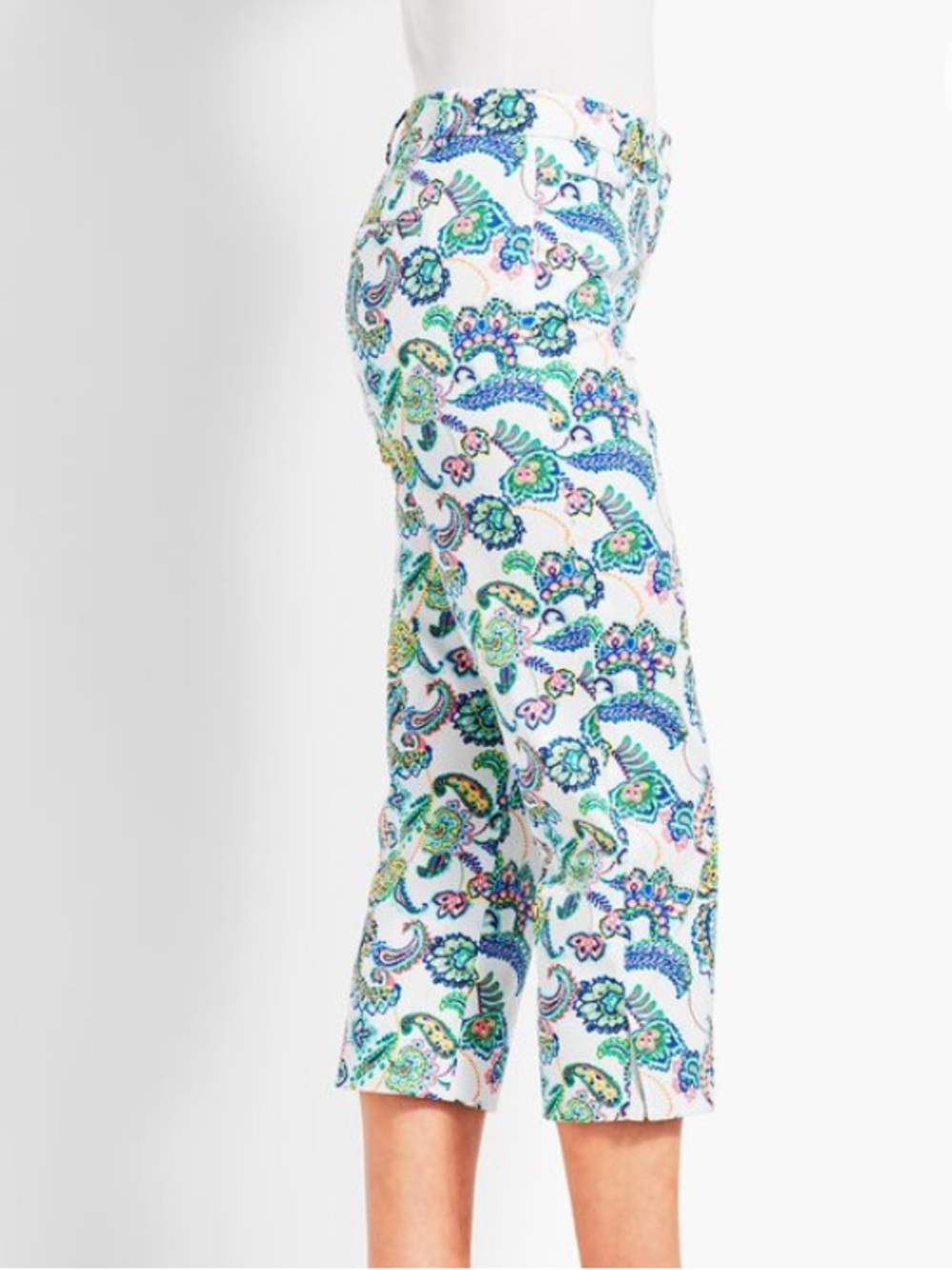 Talbots Paisley Perfect Skimmer Pants